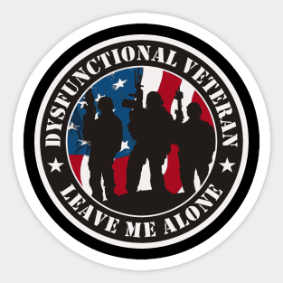 Dysfunctional Veteran Sticker